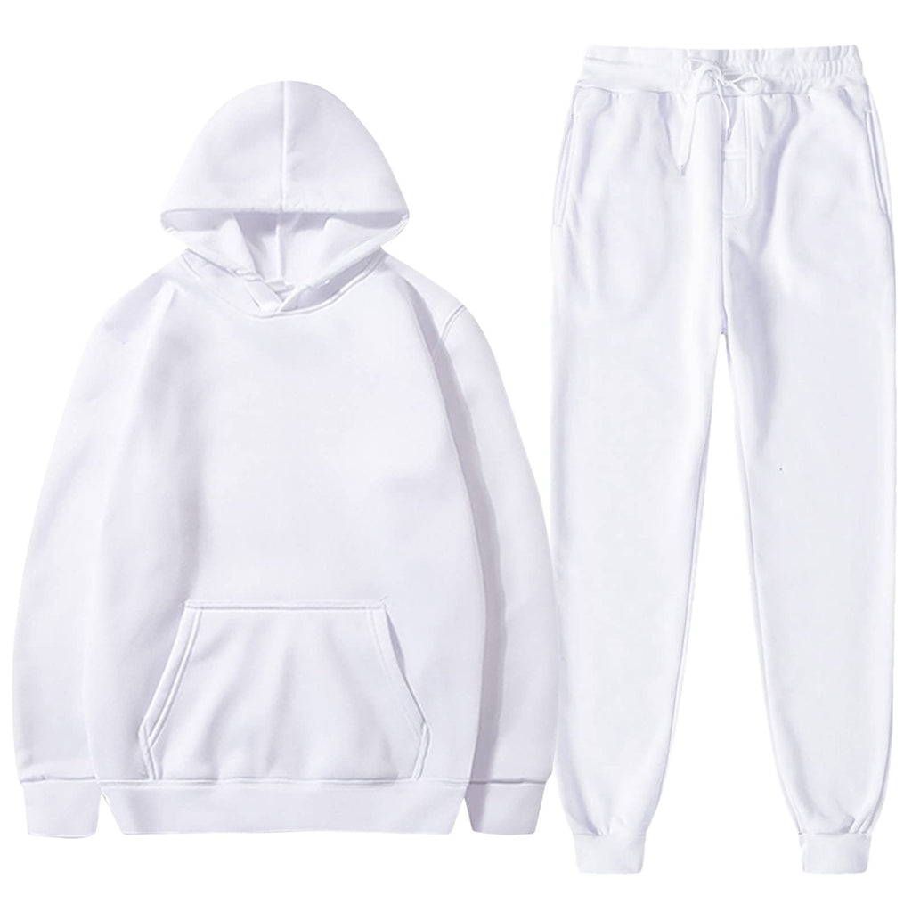 Hood'nPant Comfort Set Unisex - White XL