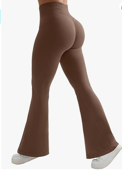 High-Rise Ribbed Yoga Trousers