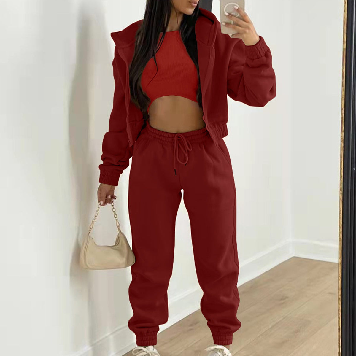 Chic Trio Women's Hoodie & Jogger Set