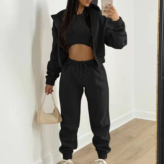 Chic Trio Women's Hoodie & Jogger Set