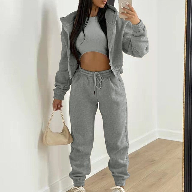 Chic Trio Women's Hoodie & Jogger Set