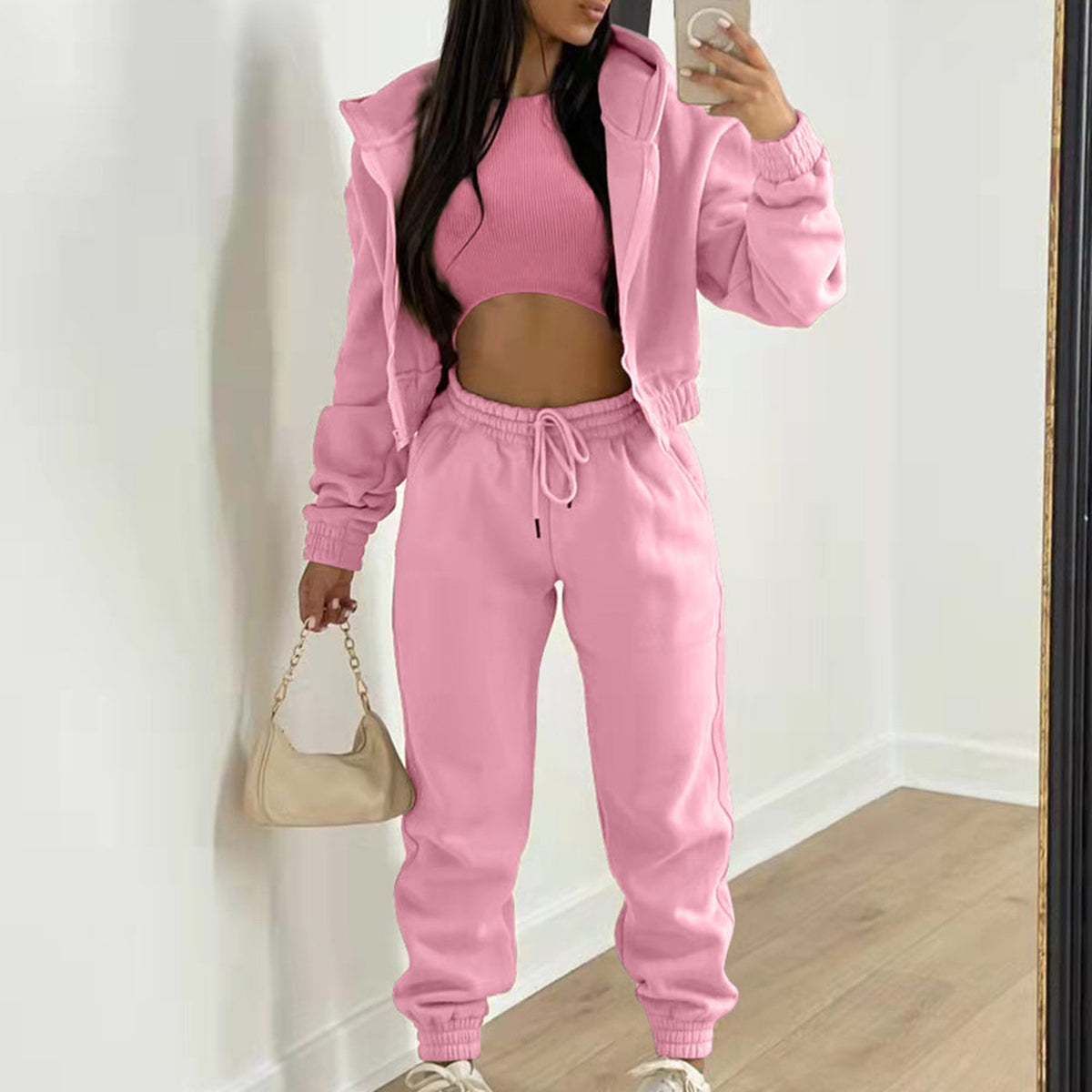 Chic Trio Women's Hoodie & Jogger Set